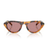 Prada Occhiali da Sole PRB15S 29C05Z Tortora Cannella Rosa Scuro Donna Polarizzati