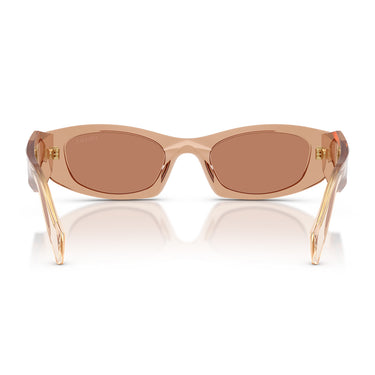 Prada Okulary Przeciwsłoneczne PRB16S 28E90Q Czekoladowy Brązowy Damskie 4