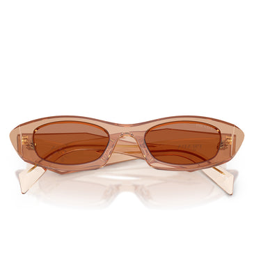 Prada Okulary Przeciwsłoneczne PRB16S 28E90Q Czekoladowy Brąz Damskie 5