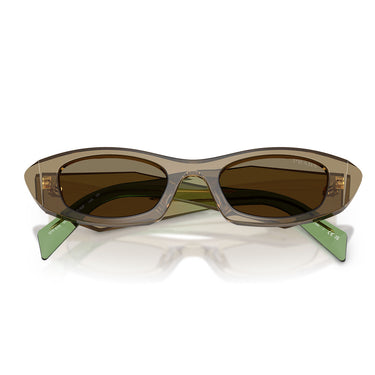Prada Okulary Przeciwsłoneczne PRB16S 29E90F Terra/Marrone Chiaro Damskie 4