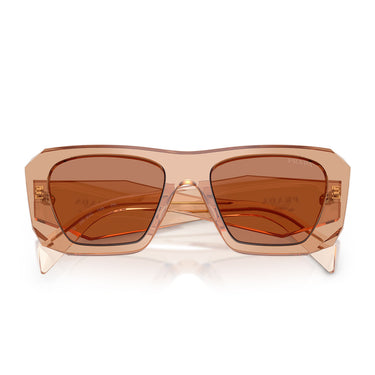 Prada Okulary Przeciwsłoneczne PRB18S 28E90Q Czekoladowy Brąz Damskie 5