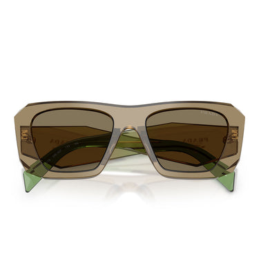 Prada Okulary Przeciwsłoneczne PRB18S 29E90F Terra Marrone Chiaro Damskie  5