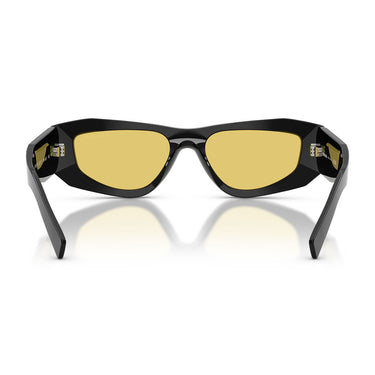 Prada Okulary Przeciwsłoneczne PRB19S 16K455 Czarny/Żółty Męskie 3