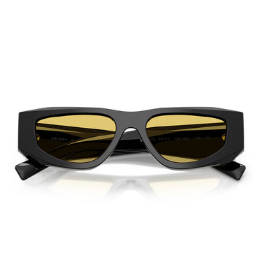 Prada Okulary Przeciwsłoneczne PRB19S 16K455 Czarny/Żółty Męskie 4