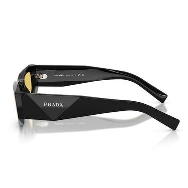 Prada Okulary Przeciwsłoneczne PRB19S 16K455 Czarny/Żółty Męskie 2