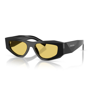 Prada Okulary Przeciwsłoneczne PRB19S 16K455 Czarny/Żółty Męskie 1