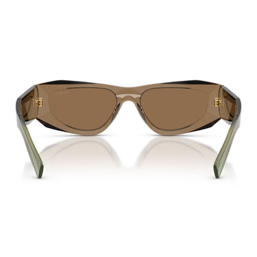 Prada Okulary Przeciwsłoneczne PRB19S 29E90F Terra/Marrone Chiaro Uomo 3