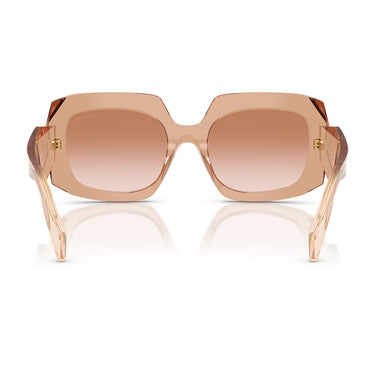 Prada Okulary Przeciwsłoneczne PRB23S 28E50S Czekoladowy Brązowy Gradient Damskie 4