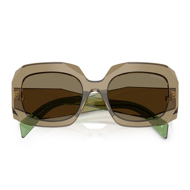 Prada Okulary Przeciwsłoneczne PRB23S 29E90F Terra/Marrone Chiaro Damskie 4