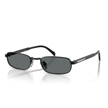 Prada Okulary Przeciwsłoneczne PRB54S 1AB5Z1 Czarny/Ciemnoszary Unisex Polaryzowane