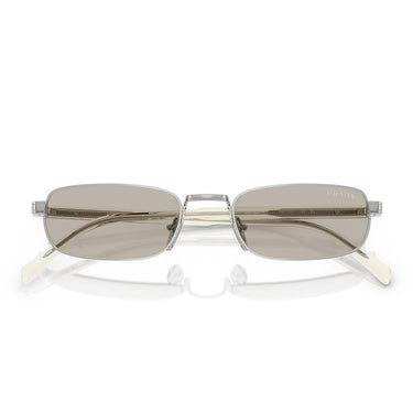 Prada Occhiali da Sole PRB54S 1BC30P Argento/Marrone Chiaro Unisex 4