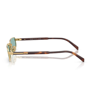 Prada Occhiali da Sole PRB54S 5AK40K Oro Verde Petrolio Unisex  3
