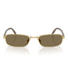 Prada Occhiali da Sole PRB54S 5AK90F Oro/Marrone Chiaro Unisex