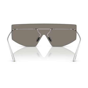 Prada Okulary Przeciwsłoneczne PRB55S 1BC60N Srebrny/Szary Unisex 4