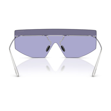 Prada Okulary Przeciwsłoneczne PRB55S 1BC70P Srebrny/Fioletowy Unisex