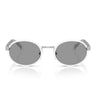 Prada Okulary Przeciwsłoneczne PRB56S 23E50Q Biały/Szary Damskie