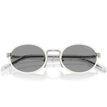 Prada Lunettes de Soleil PRB56S 23E50Q Blanc/Gris Femme 5