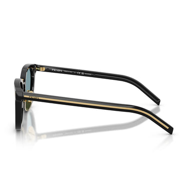 Prada Okulary Przeciwsłoneczne PRC01SD 16K04D Czarny/Zielony Męskie Polaryzacyjne 3