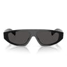 Prada Okulary Przeciwsłoneczne PRC02S 16K08Z Czarny/Ciemnoszary Męskie