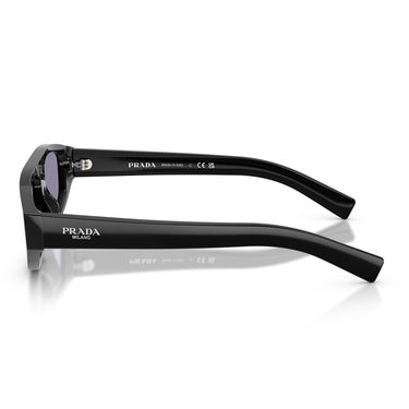 Prada Okulary Przeciwsłoneczne PRC02S 16K50B Nero Violetto Argento Specchio Uomo 3