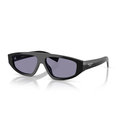 Prada Okulary Przeciwsłoneczne PRC02S 16K50B Nero Violetto Argento Specchio Uomo 2