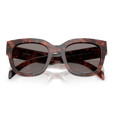 Prada Okulary Przeciwsłoneczne PRC04S 23F80Q Amaranth Żółw Szary Ciemny Damskie 4