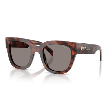 Prada Okulary Przeciwsłoneczne PRC04S 23F80Q Amaranth Tortoise Grigio Scuro Donna 1
