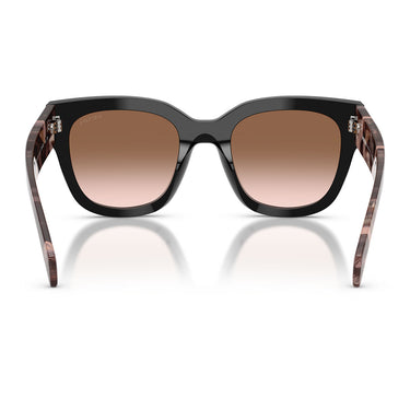 Prada Okulary Przeciwsłoneczne PRC04S 28F90P Czarny Brązowy Gradient Damskie 3