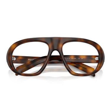 Prada Occhiali da Sole PRC05S 20D08N Juniper Tartarugato/Trasparente con Filtro Luce Blu Donna 4