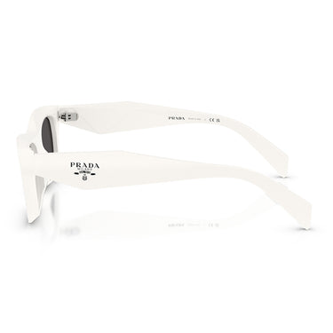 Prada Okulary Przeciwsłoneczne PRC06S 17K08Z Biały Talk Szary Ciemny Damskie 2