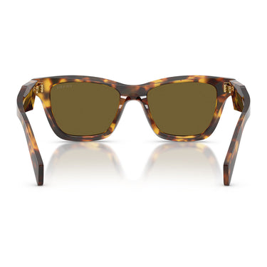 Prada Okulary Przeciwsłoneczne PRC07S 14L09Z Miele Tartarugato/Marrone Scuro Damskie 2