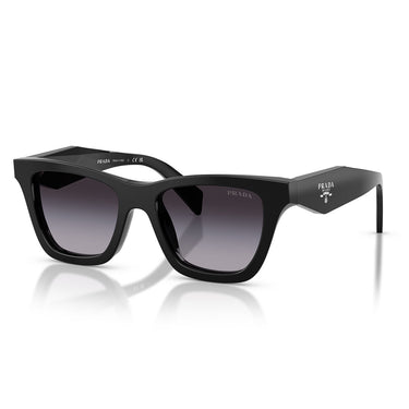 Prada Okulary Przeciwsłoneczne PRC07S 16K90A Czarny/Szary Gradient Damskie 1