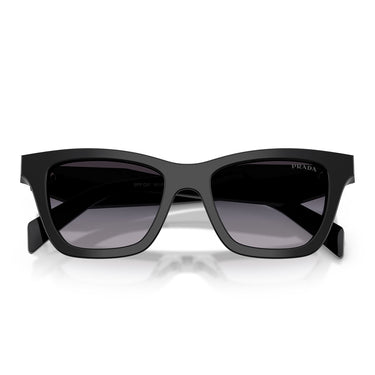 Prada Okulary Przeciwsłoneczne PRC07S 16K90A Czarny/Szary Gradient Damskie 4