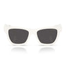 Prada Sunglasses PRC07S 17K08Z White Talc Dark Gray Woman