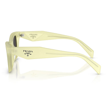 Prada Okulary Przeciwsłoneczne PRC07S 21G08Z Frosted Vanilla/Grigio Scuro Damskie 2