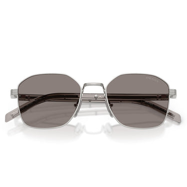 Prada Okulary Przeciwsłoneczne PRC50S 1BC80Q Srebrny/Ciemnoszary Męskie 4