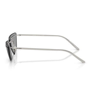 Prada Okulary Przeciwsłoneczne PRC52S 1BC50Q Srebrny/Szary Damskie 2