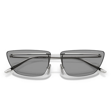 Prada Okulary Przeciwsłoneczne PRC52S 1BC50Q Srebrny/Szary Damskie 4