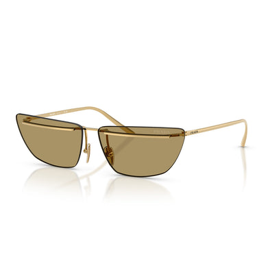 Prada Okulary Przeciwsłoneczne PRC52S 5AK70G Złoto Zielona Oliwka Damskie 2