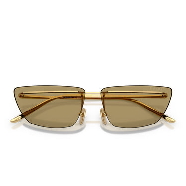 Prada Okulary Przeciwsłoneczne PRC52S 5AK70G Złoto Zielona Oliwka Damskie 5
