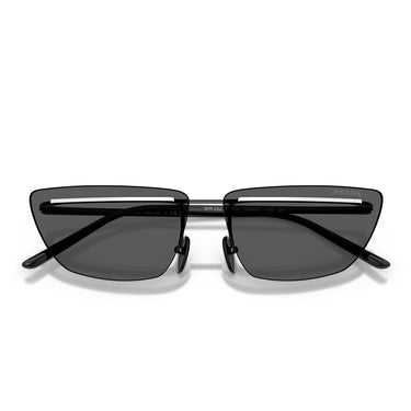Prada Okulary Przeciwsłoneczne PRC52S YC460T Czarny Biały Ciemnoszary Damskie 4
