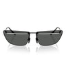Prada Sunglasses PRC52S YC460T Black White Dark Gray Women