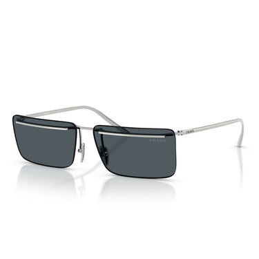 Prada Okulary Przeciwsłoneczne PRC53S 1BC70B Srebrny/Ciemnoszary Męskie 4