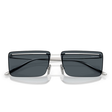 Prada Okulary Przeciwsłoneczne PRC53S 1BC70B Srebrny/Ciemnoszary Męskie 1