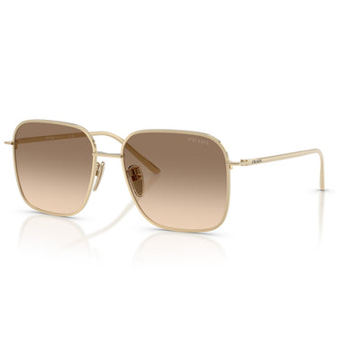 Prada Okulary Przeciwsłoneczne PRC54SD ZVN50T Złoto Blado Brązowy Cieniowany Damskie 2