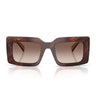 Prada Occhiali da Sole PRD01S 00K10S Caramello Tartarugato Marrone Sfumato Donna 