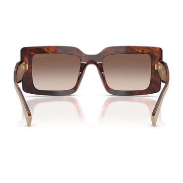 Prada Occhiali da Sole PRD01S 00K10S Caramello Tartarugato Marrone Sfumato Donna 3
