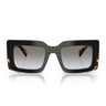 Prada Occhiali da Sole PRD01S 0CD80L Nero Tartarugato Grigio Sfumato Donna