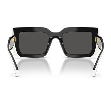 Prada Occhiali da Sole PRD01S 20G08Z Nero Bianco Grigio Scuro Donna 4