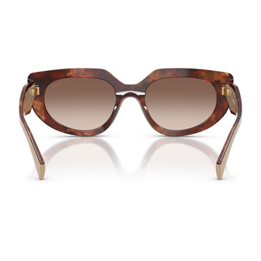 Prada Occhiali da Sole PRD02S 00K10S Caramello Tartarugato Marrone Sfumato Donna 4